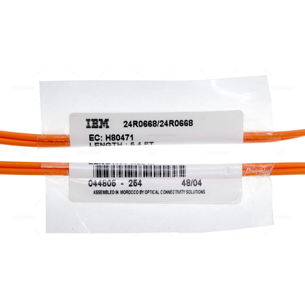 24R0668  IBM FIBER OPTIC LC-LC PATCH PANEL CABLE 1.65M